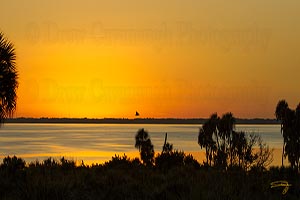 KSC NASA Sunset